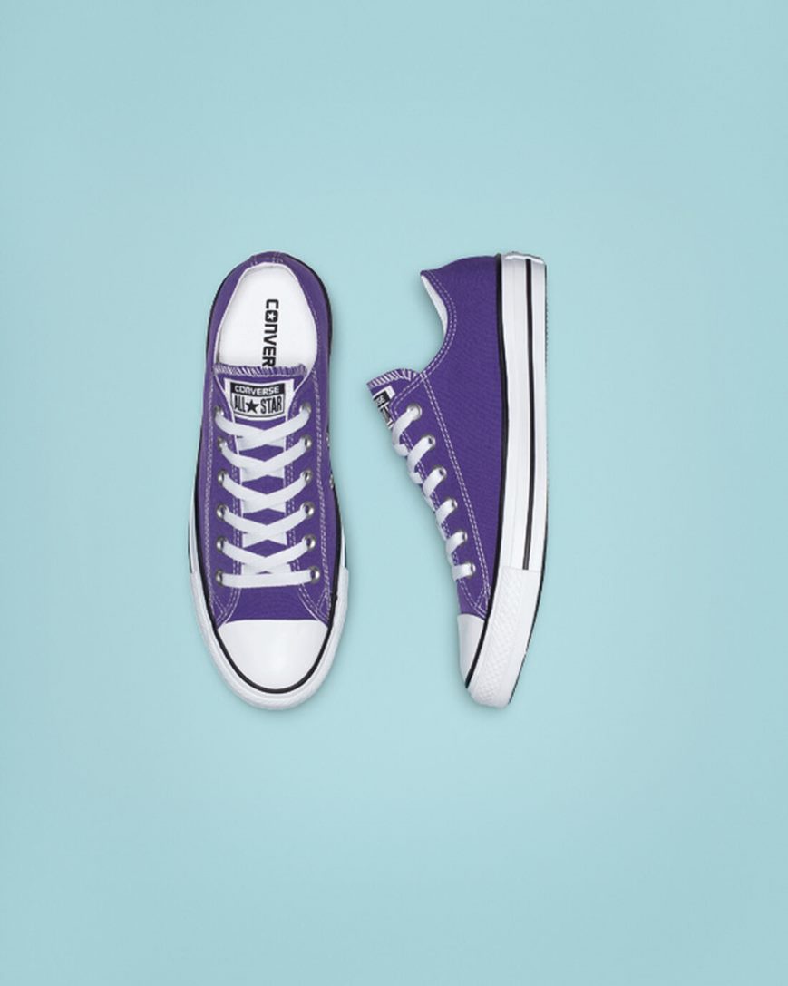 Men's Converse Chuck Taylor All Star Classic Low Top Shoes Purple | AU 6913EU